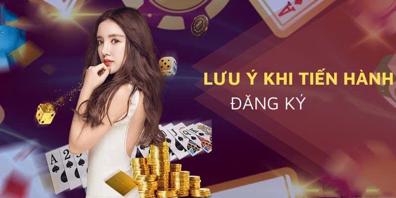 Lưu ý đăng ký thành công